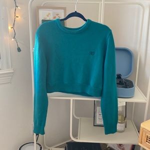 Urban Renewal Vintage Reworked Cropped Sweater